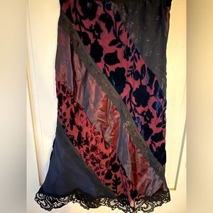 Ann Ferriday Vintage skirt - silk burnout